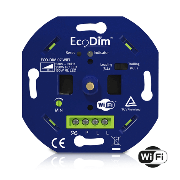 LED DIMMER WIFI | DRUK/DRAAI | 0-250W (RLC)