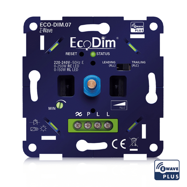 LED DIMMER | Z-WAVE | DRUK/DRAAI | 0-250W (RLC)