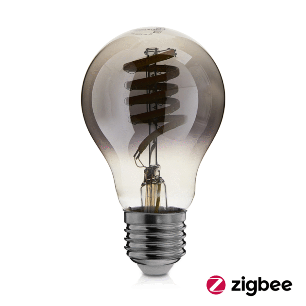 ECODIM ED-10032 | ZIGBEE LED E27 FILAMENT | DIMBAAR | E27 | A60 | SMOKEY | 2000-4000K