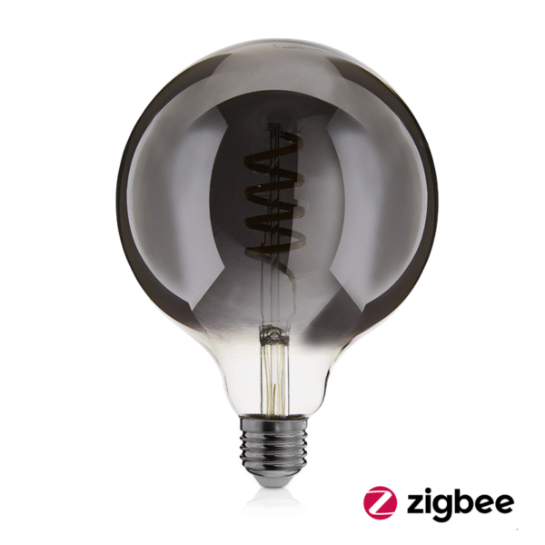 ED-10034 | ZIGBEE LED E27 FILAMENT | DIMBAAR | G125 | SMOKEY | 2000-4000K