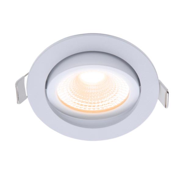 ECODIM ED-10028 | LED INBOUWSPOT | KLEINE INBOUWDIEPTE | IP54 | WARM WIT | ROND | WIT | 75MM - Afbeelding 2