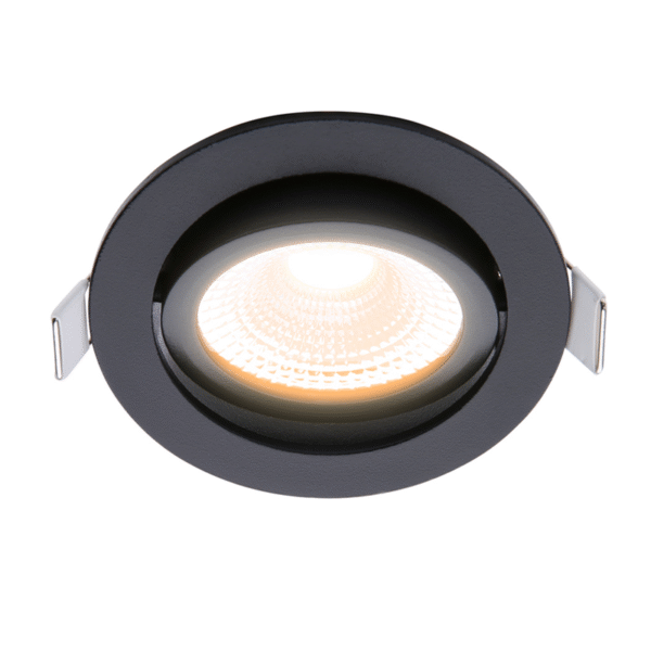 ECODIM ED-10023 | LED INBOUWSPOT | KLEINE INBOUWDIEPTE | IP54 | DIM TO WARM | ROND | ZWART | 75MM - Afbeelding 2