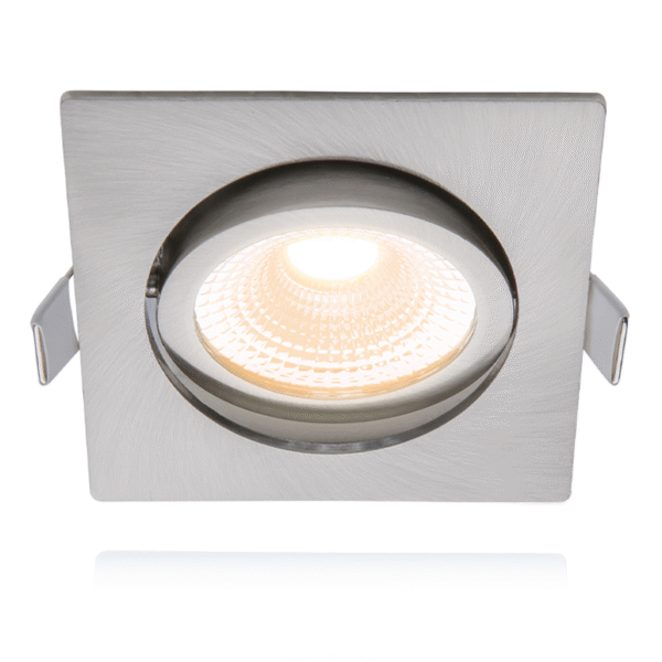 ECODIM ED-10027 | LED INBOUWSPOT | KLEINE INBOUWDIEPTE | IP54 | DIM TO WARM | VIERKANT | GEB. NIKKEL | 75MM - Afbeelding 2