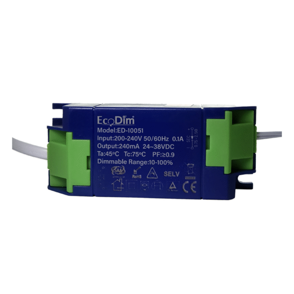 ECODIM ED-10051 | DIMBARE LED DRIVER/TRAFO | 3-4 MEUBELSPOTS - Afbeelding 2