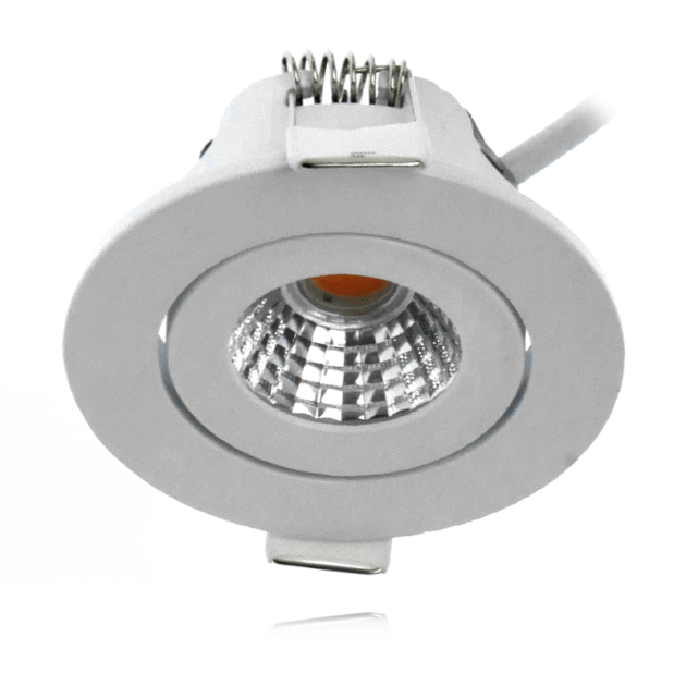 ECODIM ED-10061 | LED INBOUWSPOT | KLEINE INBOUWDIEPTE | IP54 | WARM WIT | ROND | WIT | 55MM