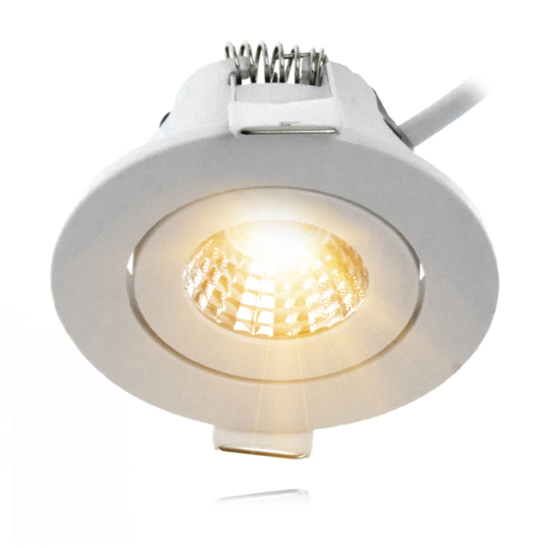 ECODIM ED-10061 | LED INBOUWSPOT | KLEINE INBOUWDIEPTE | IP54 | WARM WIT | ROND | WIT | 55MM - Afbeelding 2