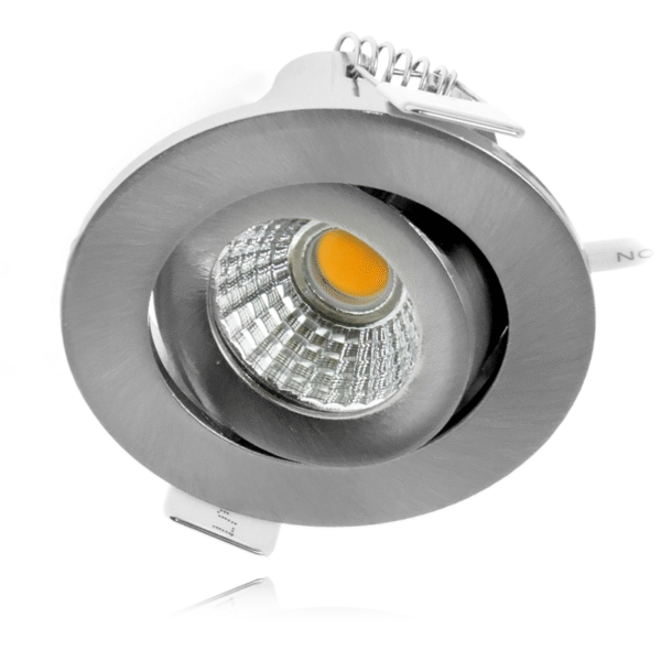 ECODIM ED-10063 | LED INBOUWSPOT | KLEINE INBOUWDIEPTE | IP54 | WARM WIT | ROND | GEB. NIKKEL | 55MM