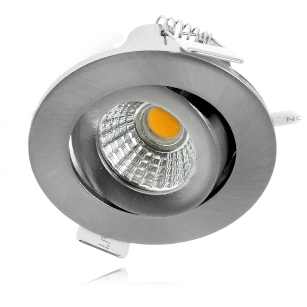 ECODIM ED-10063 | LED INBOUWSPOT | KLEINE INBOUWDIEPTE | IP54 | WARM WIT | ROND | GEB. NIKKEL | 55MM
