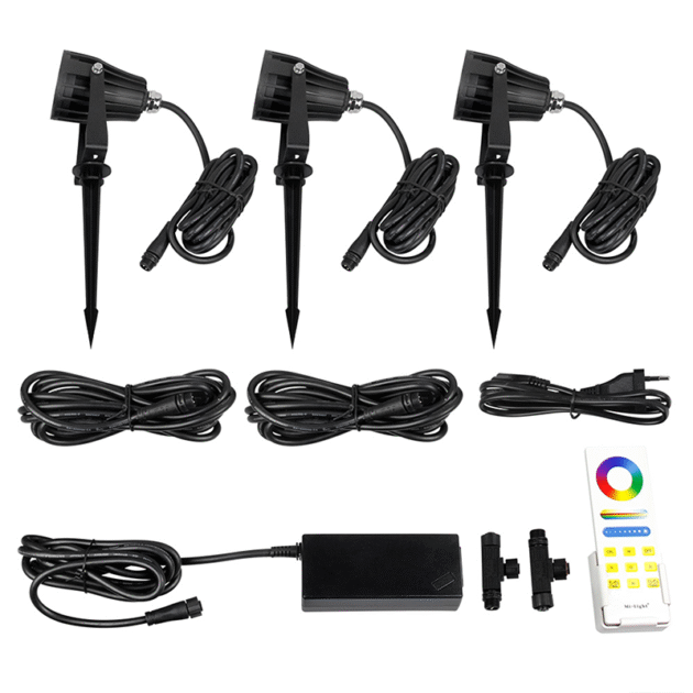 MI-LIGHT | 6W | RGB+CCT | 24V | GARDEN LIGHT SET