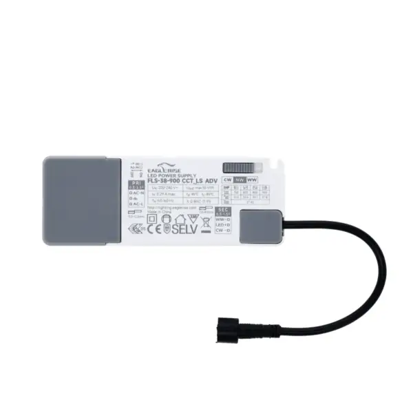 LED LOUVRE PANEEL | NOVA | 60X60CM | 36W | CCT-SWITCH | ZWART - Afbeelding 7