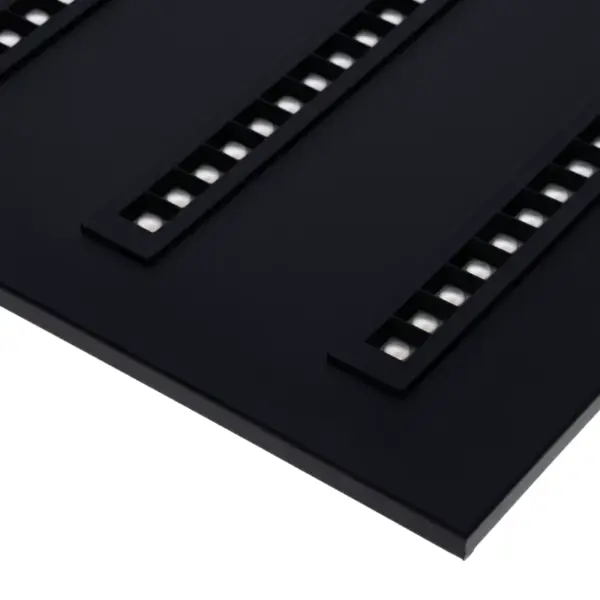 LED LOUVRE PANEEL | NOVA | 60X60CM | 36W | CCT-SWITCH | ZWART - Afbeelding 3