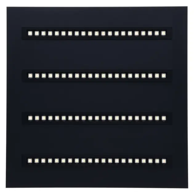 LED LOUVRE PANEEL | NOVA | 60X60CM | 36W | CCT-SWITCH | ZWART
