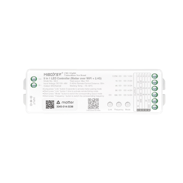 MI-LIGHT LEDSTRIP CONTROLLER 5 in 1 MATTER
