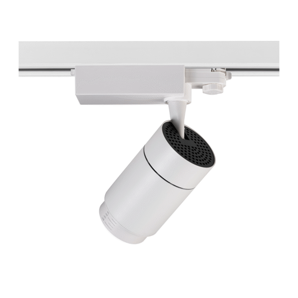 3-FASE RAILSPOT ORCUS 15°-60° ZOOMABLE 30W WIT DIMBAAR - Afbeelding 2