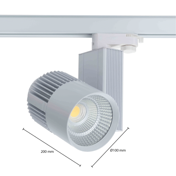3-FASE RAILSPOT ERRIAP 30W CRI>95 WIT - Afbeelding 3