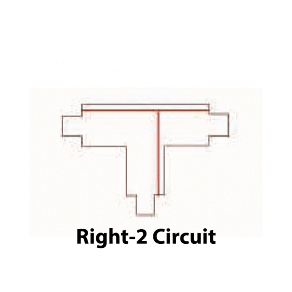 INBOUW 3-FASE | T-VORM CONNECTOR | RIGHT-2 | WIT - Afbeelding 6