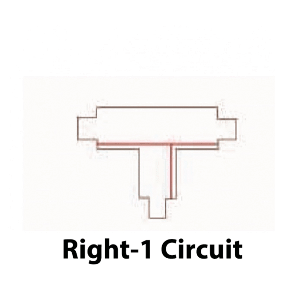 INBOUW 3-FASE | T-VORM CONNECTOR | RIGHT-1 | WIT - Afbeelding 6