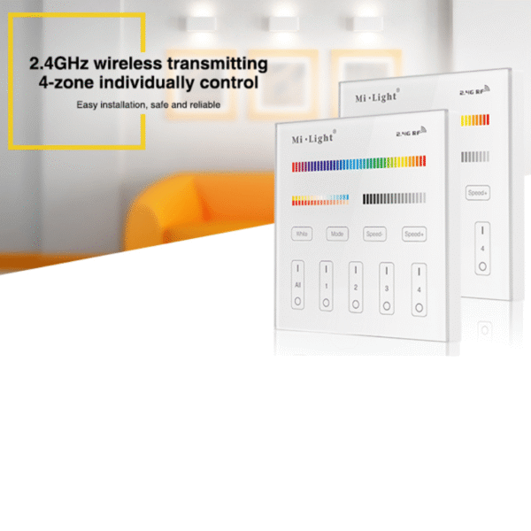 MI-LIGHT AFSTANDBEDIENING 4 GROEPEN RGB+CCT 220V - Afbeelding 19