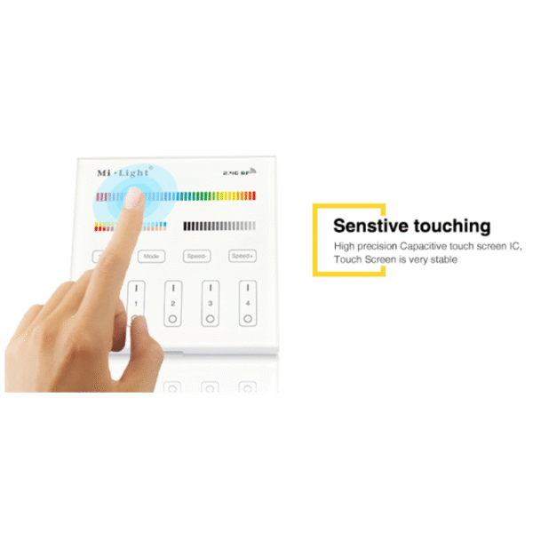 MI-LIGHT AFSTANDBEDIENING 4 GROEPEN RGB+CCT 220V - Afbeelding 18