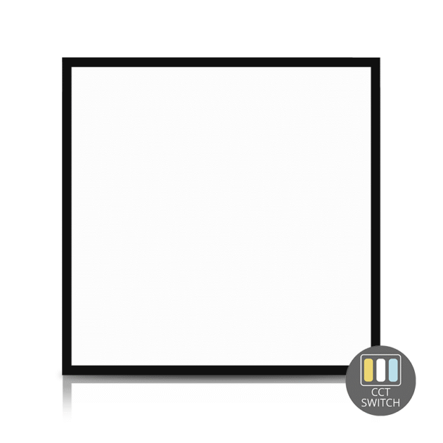 SIDE-LIT LED PANEEL | DESDE | 60X60CM | 36W | ZWART | CCT-SWITCH