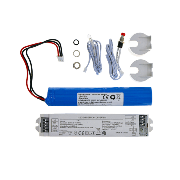 NOODUNIT 5W | 50-200V(DC) | 3 UUR | VOOR LICHTLIJN