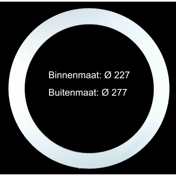 VERLOOPRING METAAL | WIT | Ø227-277mm - Afbeelding 3