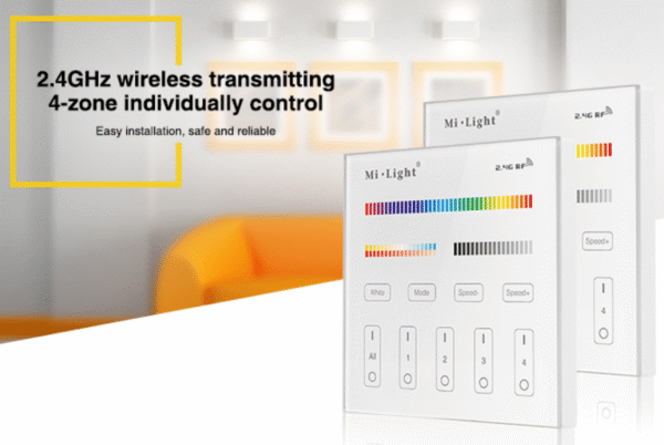 MI-LIGHT AFSTANDBEDIENING 4 GROEPEN RGB+CCT 220V - Afbeelding 25