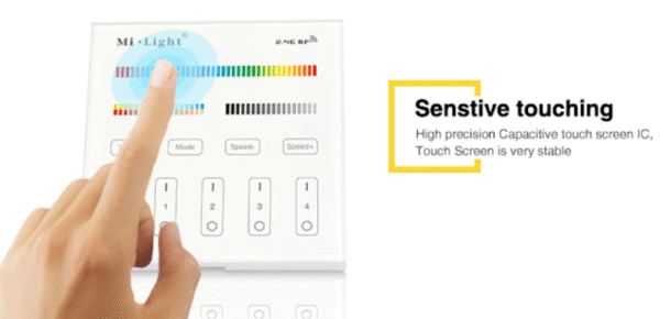 MI-LIGHT AFSTANDBEDIENING 4 GROEPEN RGB+CCT 220V - Afbeelding 26